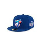 New Era Mens Toronto Blue Jays 1993 World Series 59Fifty Fitted Hat Blue