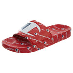 Champion Unisex Repeat Slides Sandals Flip Flops CM100082Y Red/Red Y6-W8