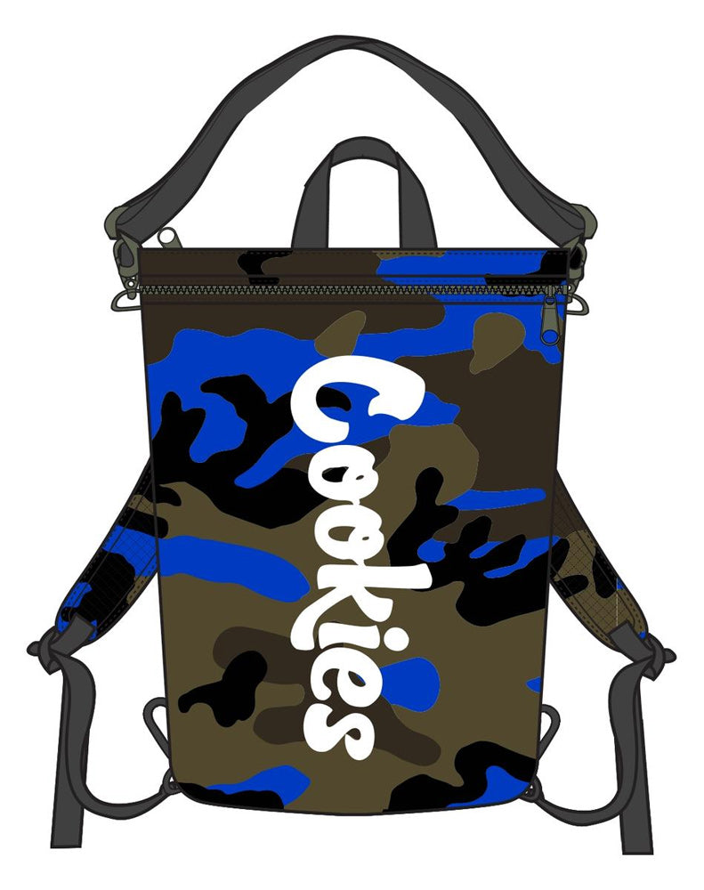 Cookies Unisex Slangin Nylon "Smell Proof" Backpack 1550A4895 Blue Camo