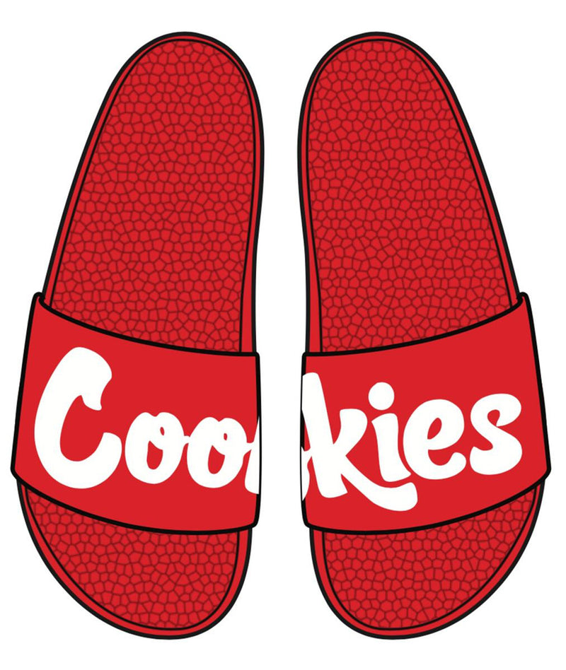 Cookies Mens Original Mint Logo Slides 1550A4913-RED Red