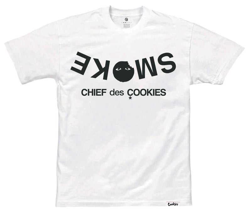 Cookies Mens Heavy Eyes Tee T-Shirt 155OT4843 White