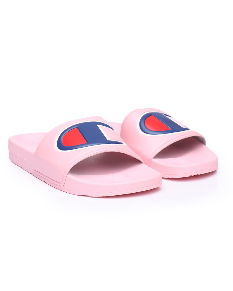 Champion Unisex Slides Sandals Flip Flops CM100098Y Pink/Pink M8-W10