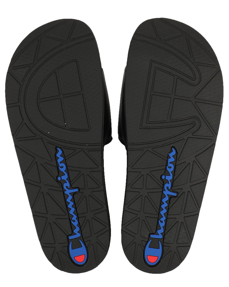 Champion Unisex Chenille Slides Sandals Flip Flops Cm100135Y Black Y6-W8