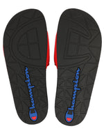 Champion Unisex Chenille Slides Sandals Flip Flops Cm100138Y Red/Black Y3-W5