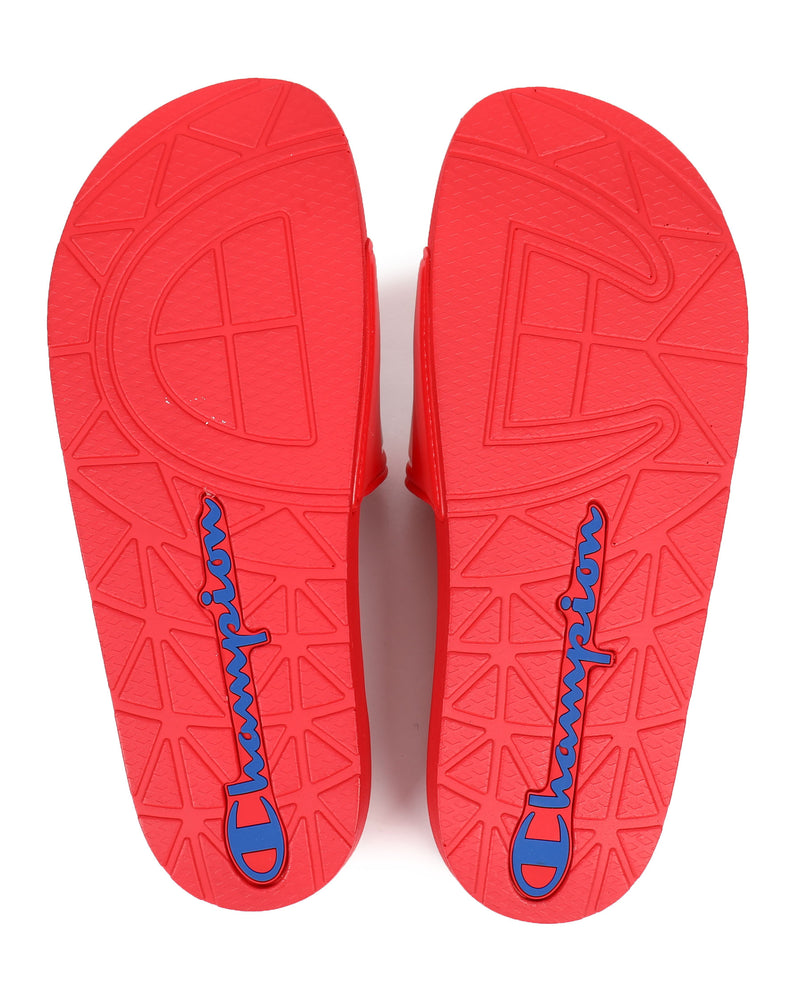 Champion Unisex Jock Slides Sandals Flip Flops Cm100142M Red M7-W9