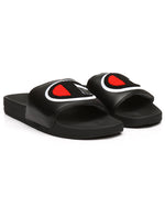 Champion Unisex Chenille Slides Sandals Flip Flops Cm100135M Black M7-W9