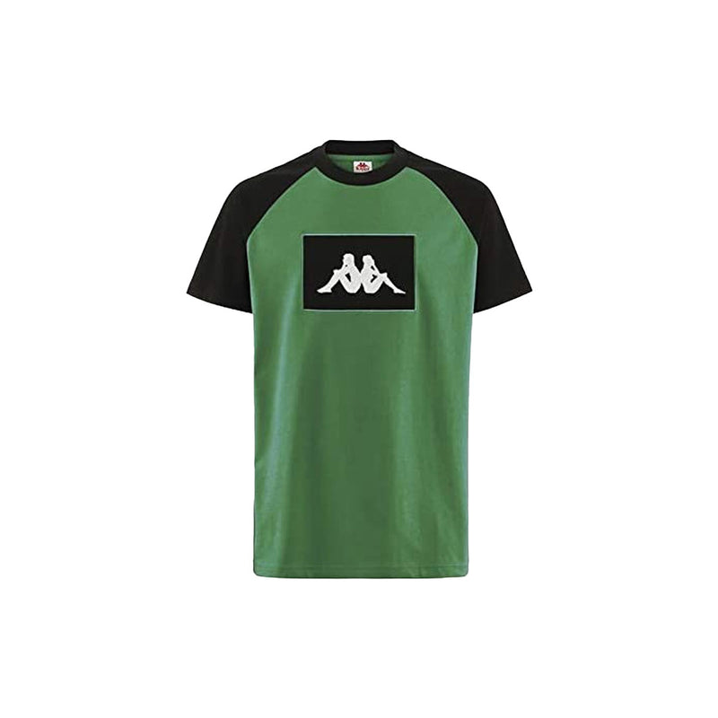 Kappa Mens Authentic Baria T-Shirts T-Shirts Jersey 304Icq0-907 Green-Black