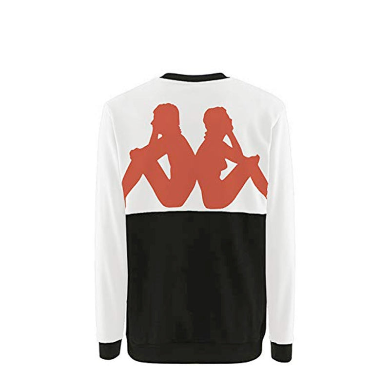 Kappa Men's Authentic Bethek Sweatshirt White-Red-Black