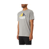 Kappa Mens Authentic Estessi T-Shirts 304Kpt0-A3Y Grey/Yellow/Blue Pageant/White