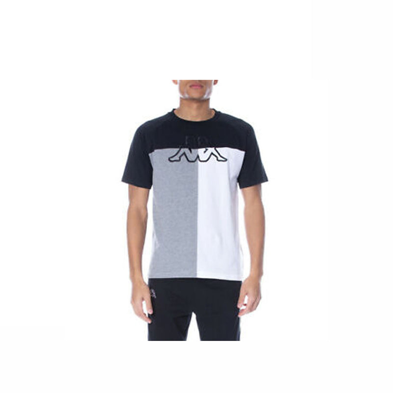 Kappa Mens Logo Bacuso T-Shirts 304Rhd0-A00 Black/White