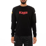 Kappa Mens Authentic Bawser T-Shirts 311BHVW-A33 Black-Yellow-Eggnog-Red