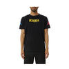 Kappa Mens Authentic Paroo T-Shirts 34155Ew-A00 Black-Fuchsia
