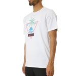 Kappa Mens Authentic Accompong T-Shirts 361522W-A22 White/Green/Blue