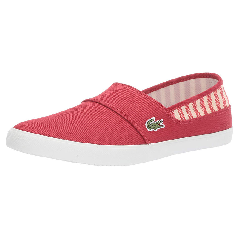 Lacoste Mens Marice Casual Slip On 7-37CAM0050262 Red/Off White