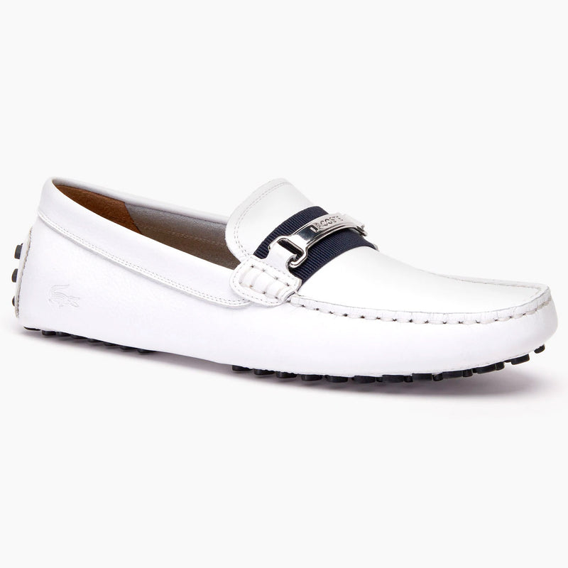 Lacoste Mens Anstead Drivers 7-37CAM0072042 White/Navy