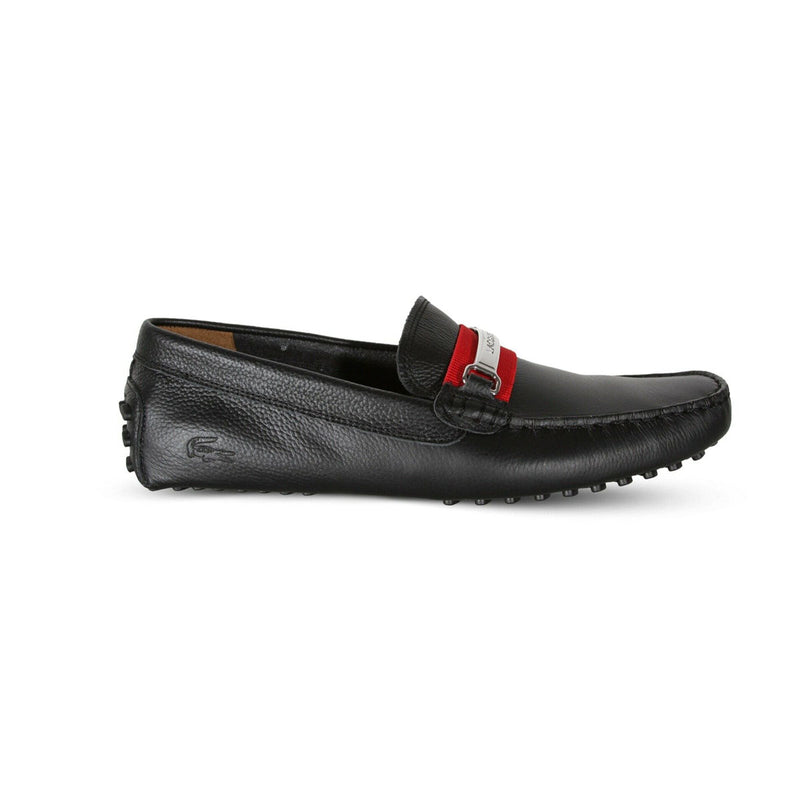 Lacoste Mens Ansted 319 1 UCMA Loafers Shoes 38CMA0084-1B5 Black/Red