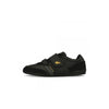 Lacoste Mens Misano Strap Suede Trainers 40CMA0061-237 Black/Gold
