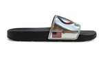 Champion Unisex Slides Sandals Flip Flops CM100129M Metallic Silver