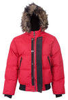 J. Whistler Mens Quilted Puffer Jacket Jwhi-4630-RED Red/Red