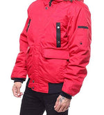 J. Whistler Mens Appalacian Puffer Jacket 4672-RED Red/Red