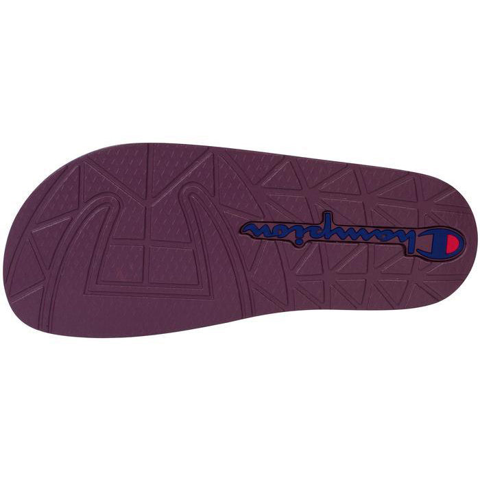 Champion Unisex Slides Sandals Flip Flops CM100097Y Berry/Berry M7-W9