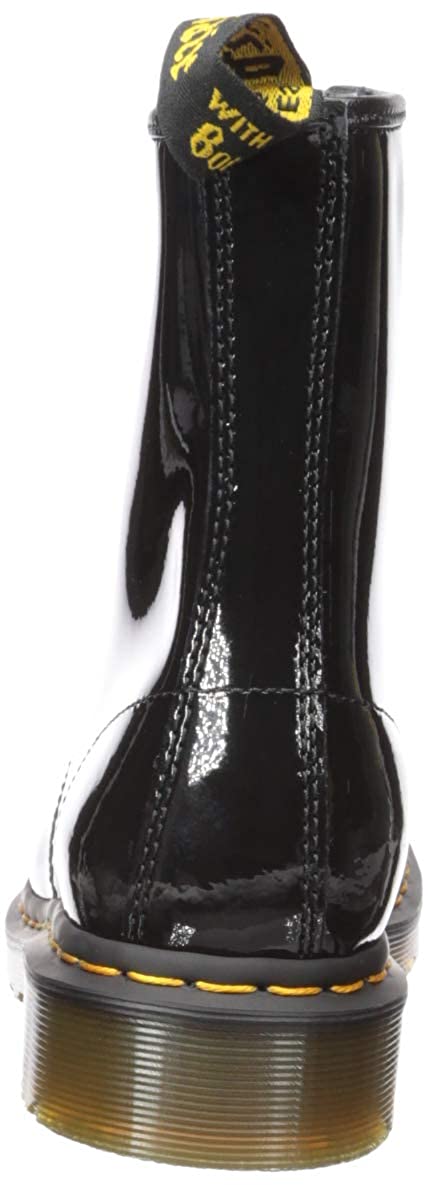 Dr. Martens Womens 1460 Patent Lamper Work Boots R11821011 Black/Black 10