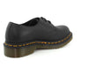 Dr. Martens Womens 1461 Virginia Lead 3 Eye Oxford Shoes R24256001 Black