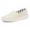 Toms Mens Venice Collection Natural Heritage Canvas Slip-On 10013535 White