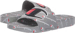 Champion Unisex Repeat Slides Sandals Flip Flops CM100099Y Grey/Grey Y4.5-W6.5