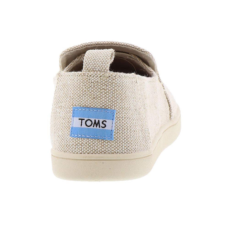 Toms Womens Deconstructed Canvas Alpargata Loafer 10010887 Natural Metallic