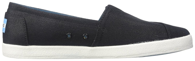 Toms Womens Coated Canvas Avalon Fashion Sneakers 10006322 Black