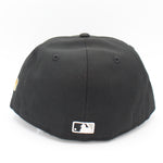 New Era Mens 59 Fifty Chicago White Sox 2005 Ws Grey Brim Fitted Hat 70086933 Black
