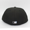 New Era Mens 59 Fifty Arizona Diamondbacks  Fitted Hat 70560732 Black Blue Brim