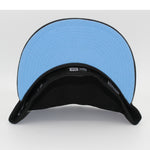 New Era 59 Fifty Arizona Diamondbacks  Fitted Hat 70560732 Black Blue Brim 7 7/8