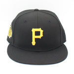 New Era 59 Fifty Pittsburgh Pirates 1971 Ws Grey Brim Fitted Hat 70585329 Black 7 3/4