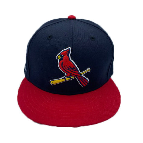 New Era Mens 59 Fifty St.Louis Cardinals 2006 Ws Fitted Hat 70587388 Navy/Scarlet