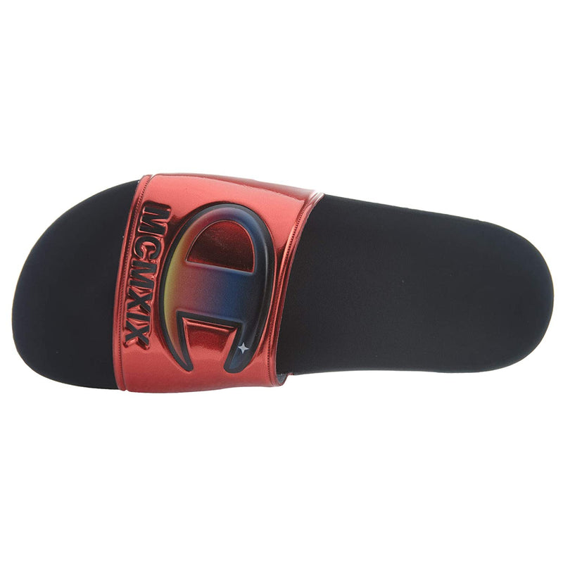 Champion Unisex Slides Sandals Flip Flops Cm100133M Metallic Red