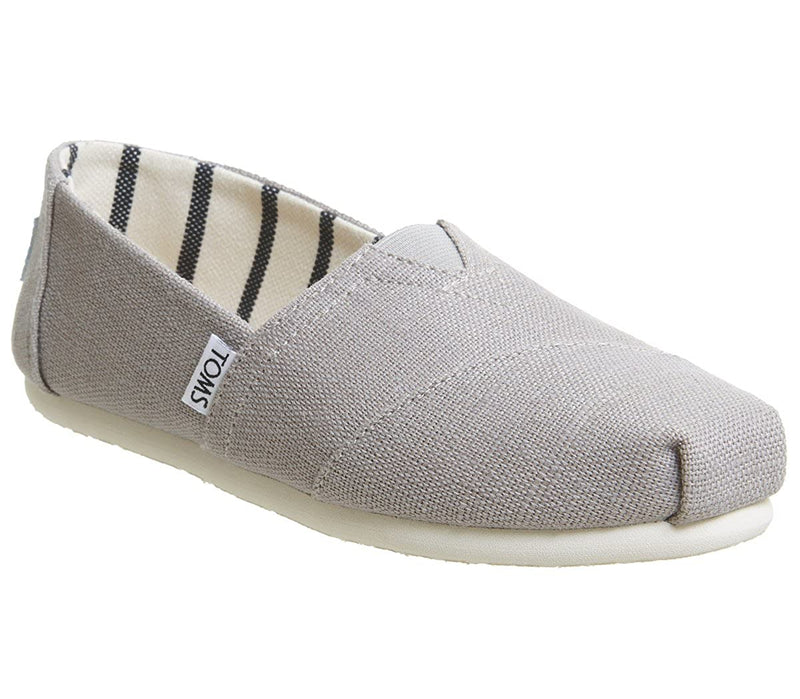 Toms Womens Venice Collection Heritage Canvas Slip-Ons 10011665 White