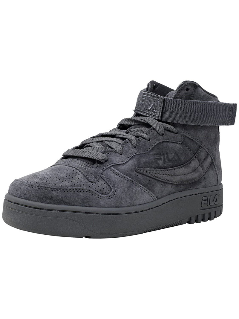 Fila Mens FX-100 High Top Lace-Up Fashion Sneakers Gray 9.5 Medium (D)