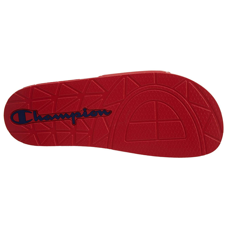 Champion Unisex Slides Sandals Flip Flops CM100076M Red/Red