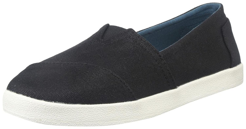 Toms Womens Coated Canvas Avalon Fashion Sneakers 10006322 Black