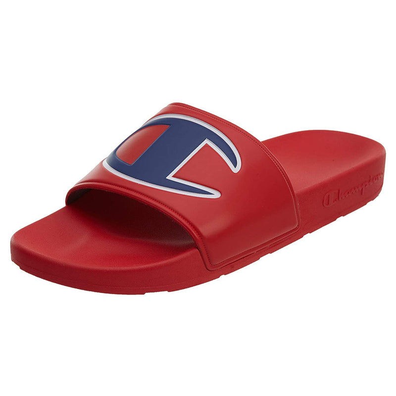 Champion Unisex Slides Sandals Flip Flops CM100076M Red/Red M8-W10