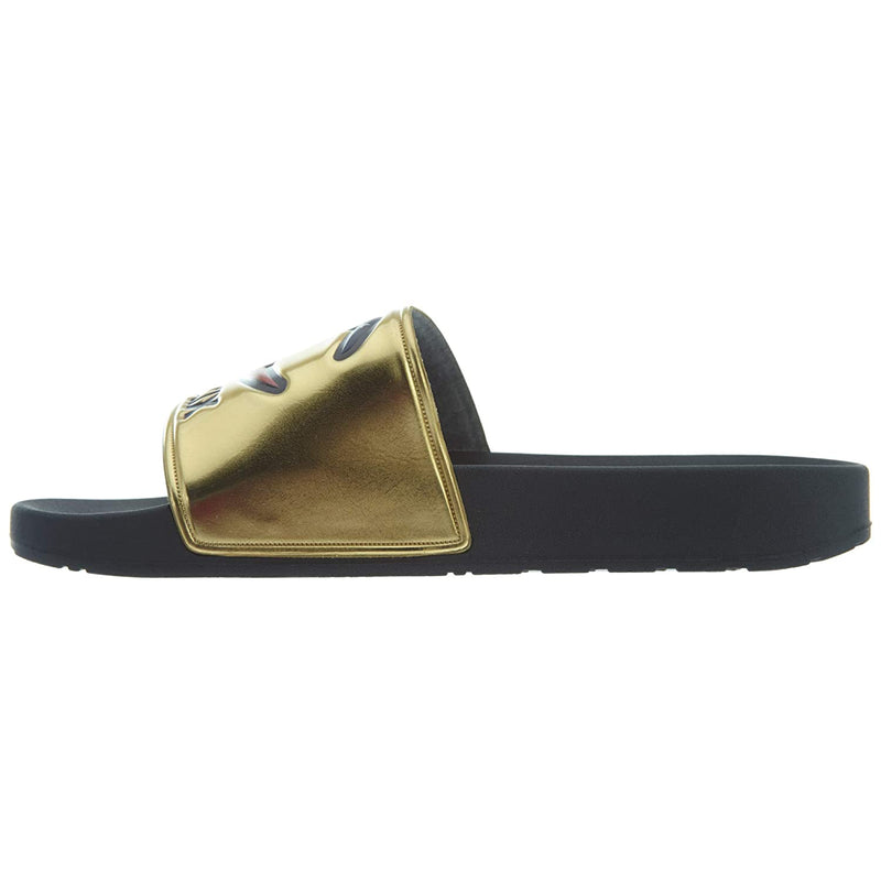 Champion Unisex Slides Sandals Flip Flops CM100130M Metallic Gold