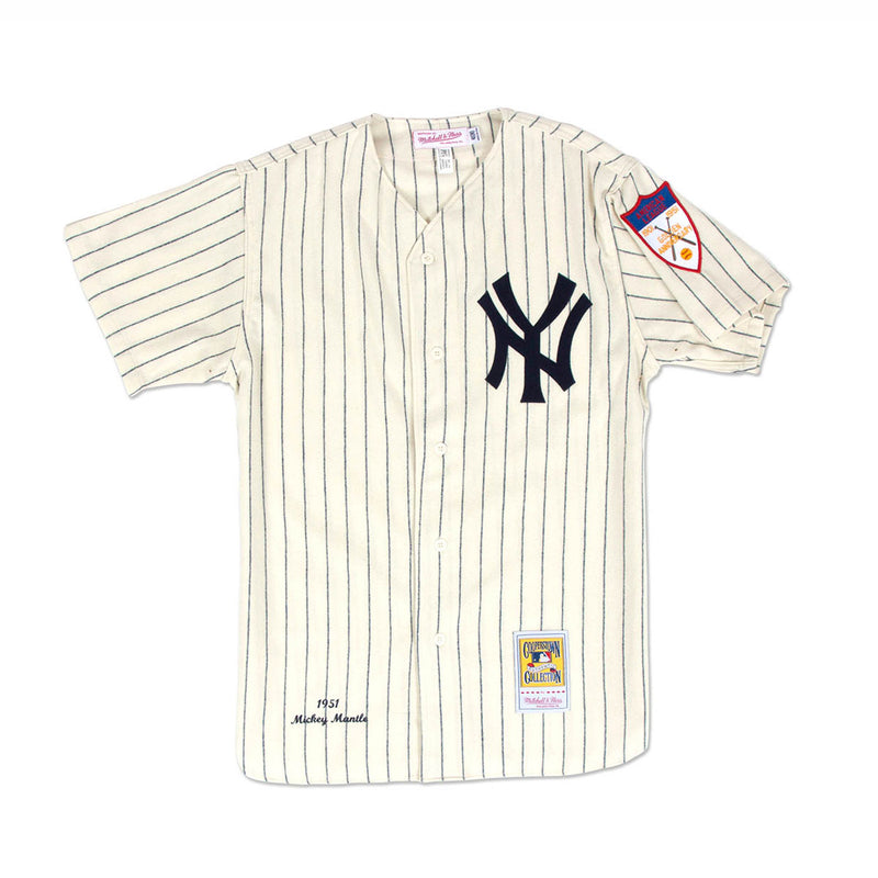 Mitchell & Ness New York Yankees Authentic Jersey - Mickey Mantle #7 722941851Mmant- 418 White