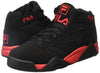 Fila Men's M Squad Black/Red Hightop Basketball Shoes (12)