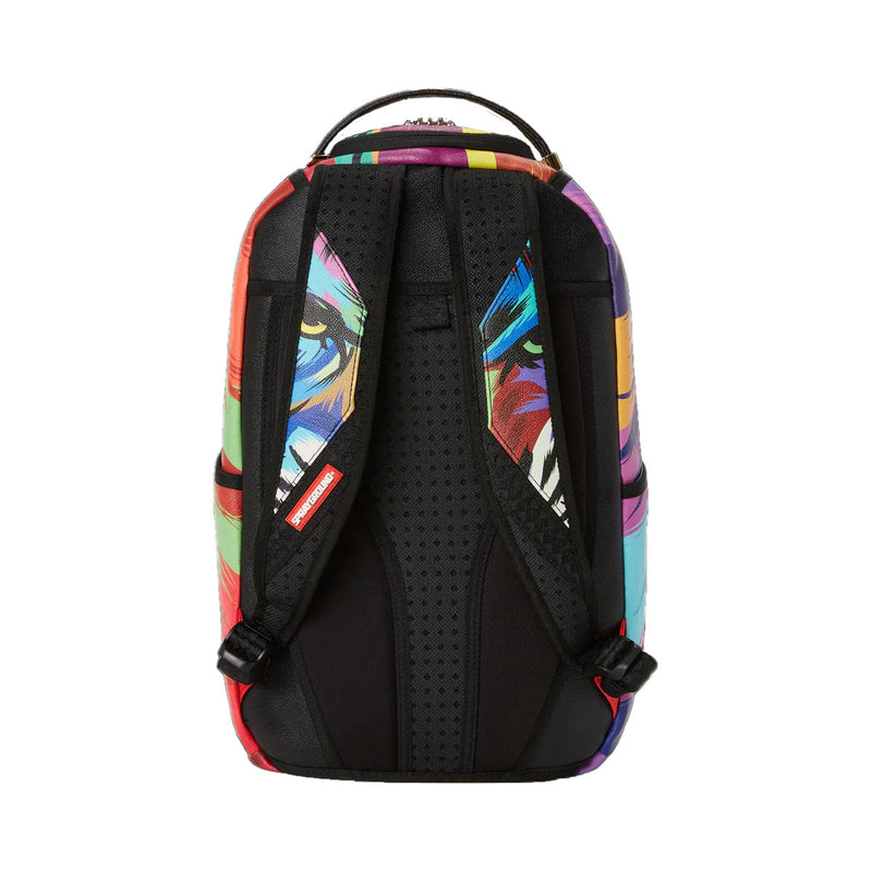 Sprayground Unisex Lion Pop Art School Backpack 910B4546NSZ Multicolor
