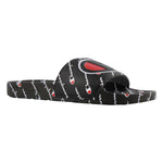 Champion Unisex Repeat Slides Sandals Flip Flops CM100079M Black/Black M9-W11