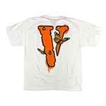 Vlone X Juice Wrld Legends Never Die Butterfly Tee T-Shirt Jucwld-Blk White & Orange