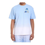 Avirex Mens Ombre Tee T-Shirt AVS223T26-450 Sky Blue
