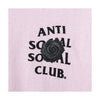 Anti Social Club Mens Bat Emoji T-Shirt BAEMTP-PNK Pink